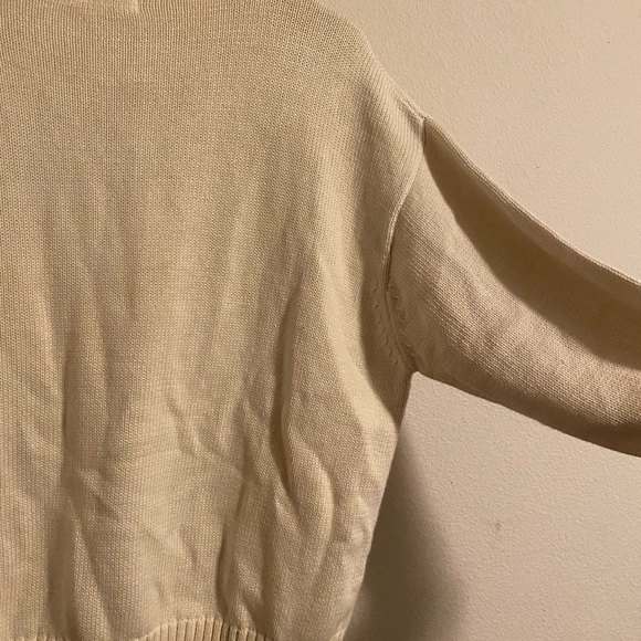 New Sicko White Bad Case of Stripes Knut Sweater with Chest Pocket Size Large - Picture 6 of 11